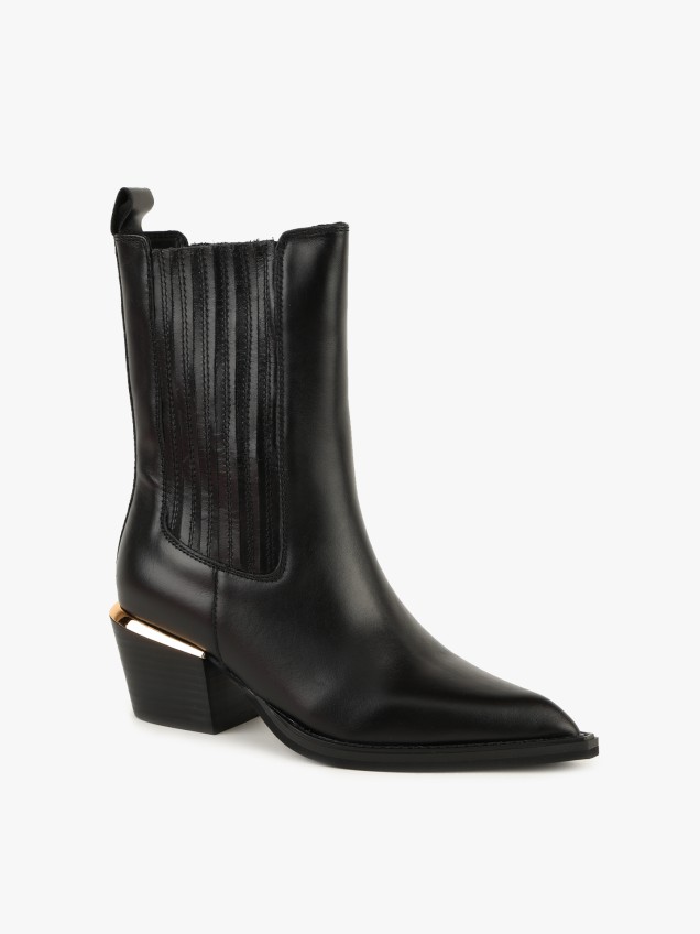 Botas de Cano Médio com Salto