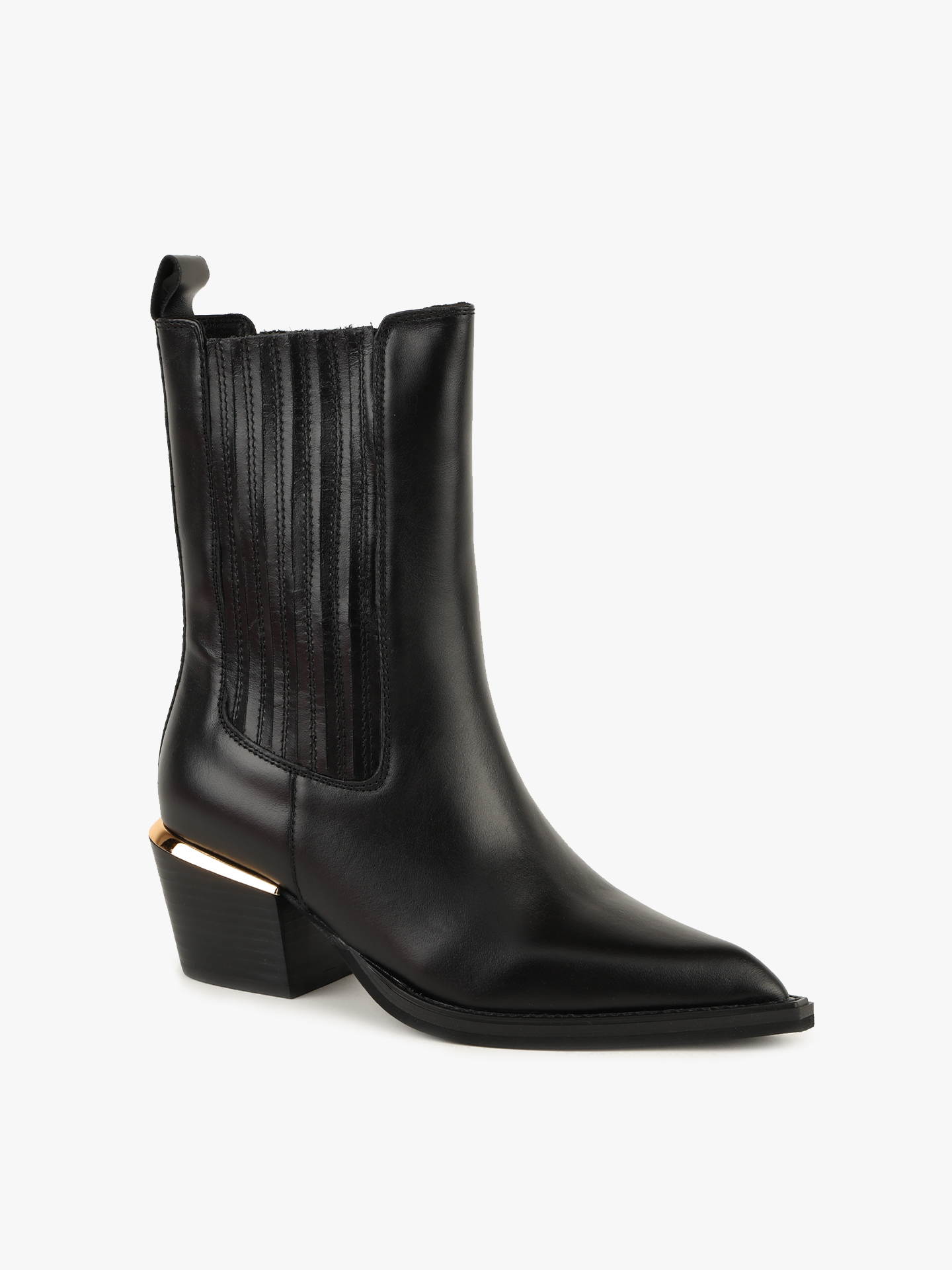 Botas de Cano Médio com Salto