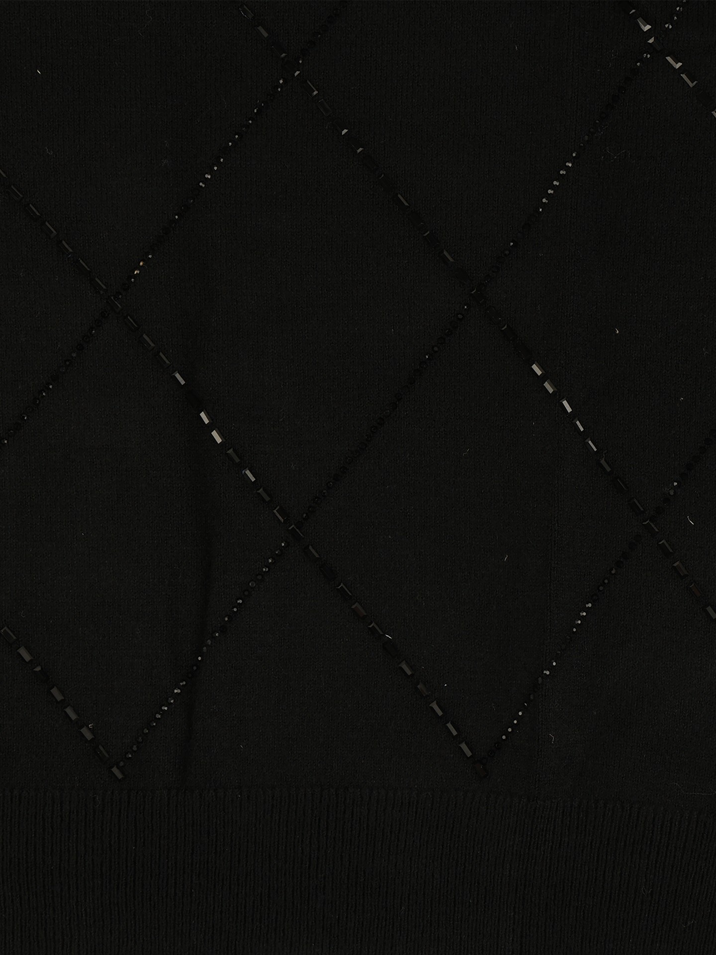 Camisola de Malha com Decote em Bico