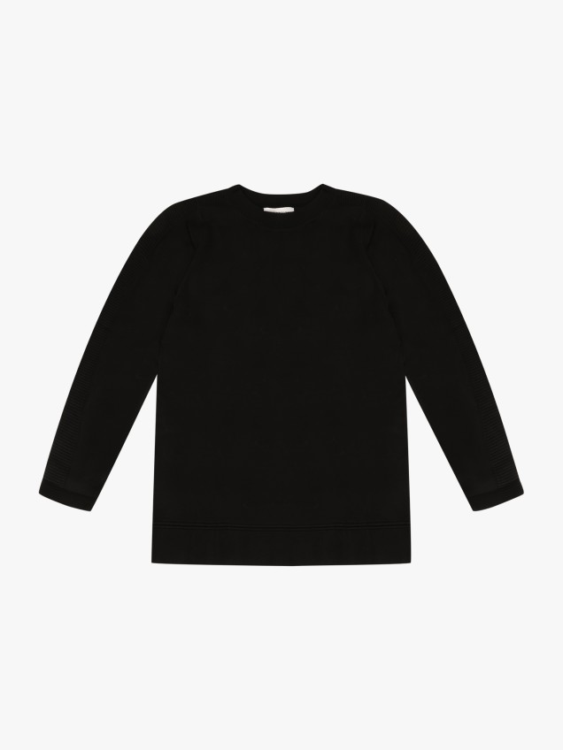 Camisola de Malha com Decote Rente