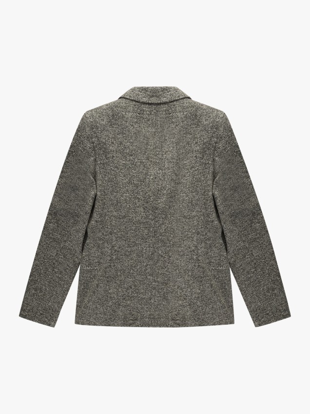 Blazer com Gola de Lapela e Bolsos