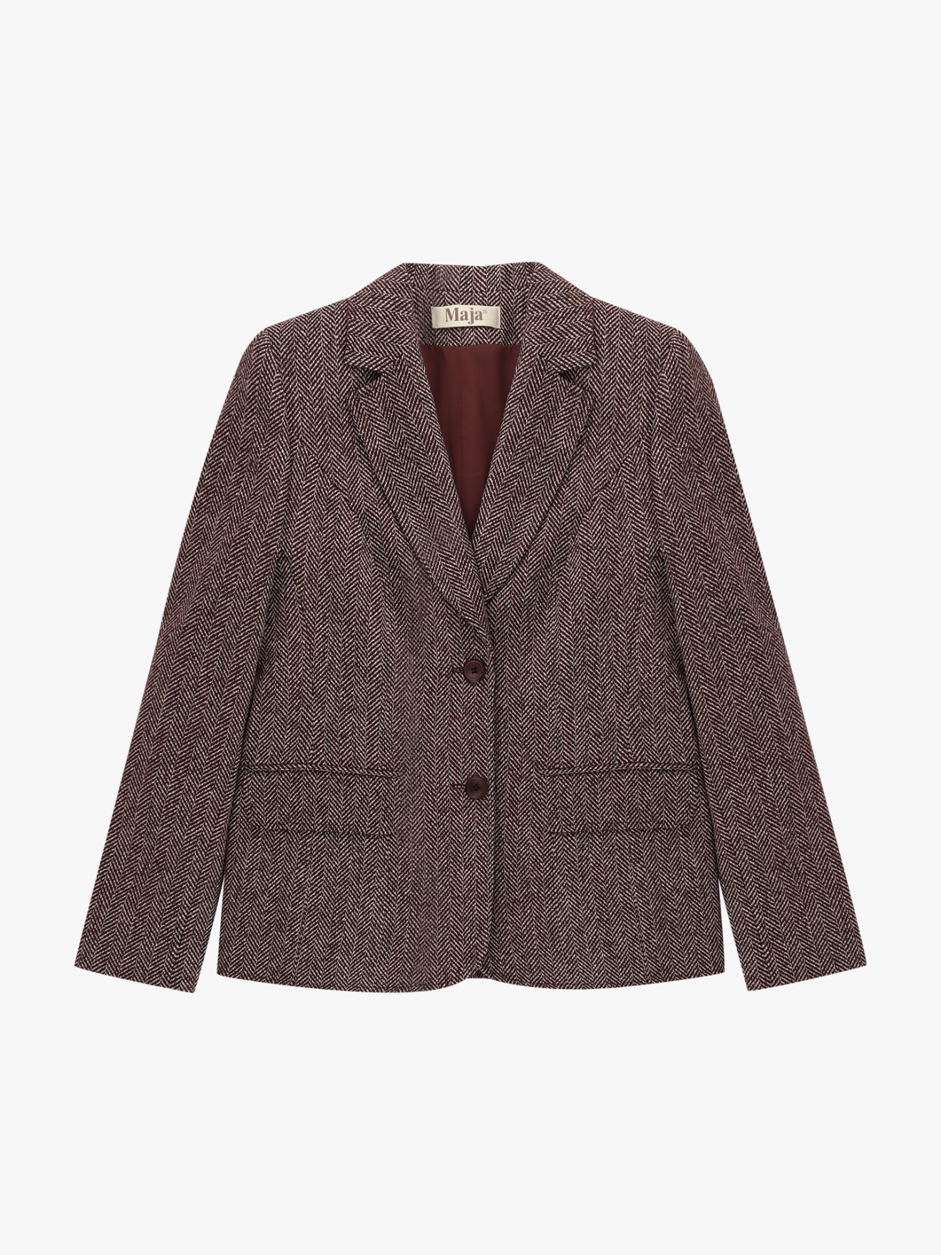 Blazer com Padr�o Espinha de Peixe