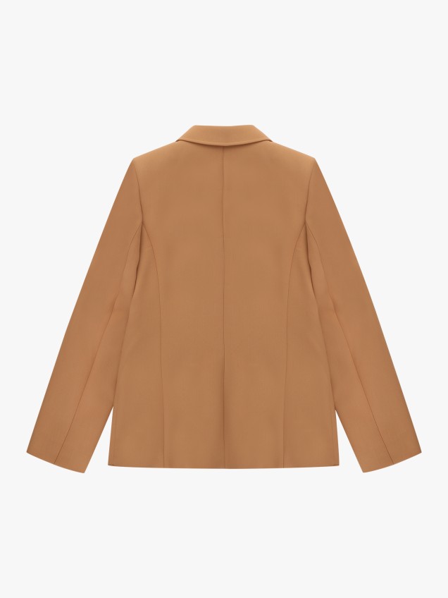 Blazer com Gola de Lapela