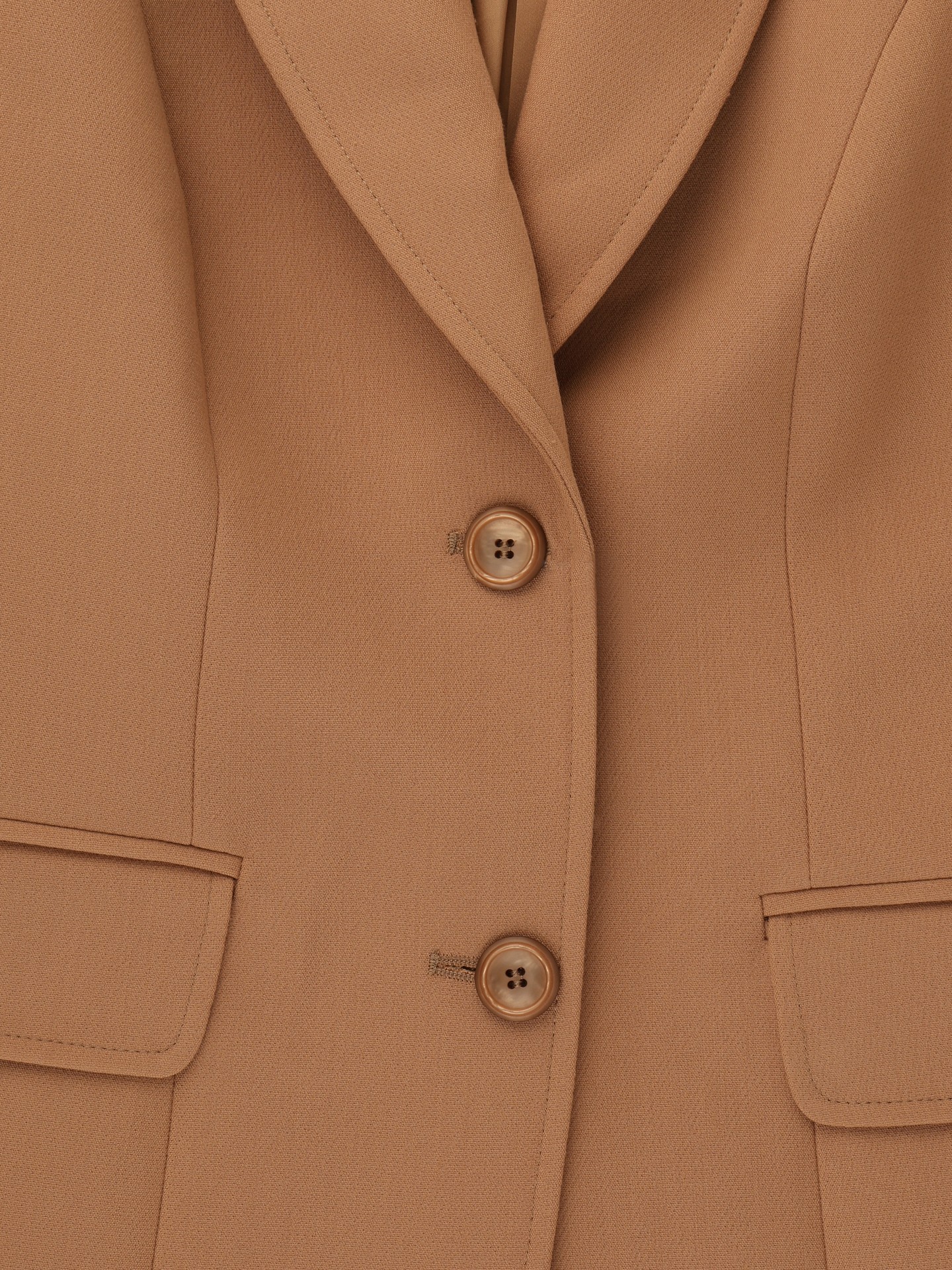 Blazer com Gola de Lapela