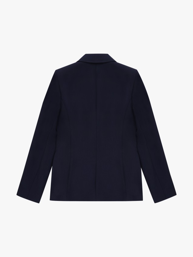 Blazer com Gola de Lapela