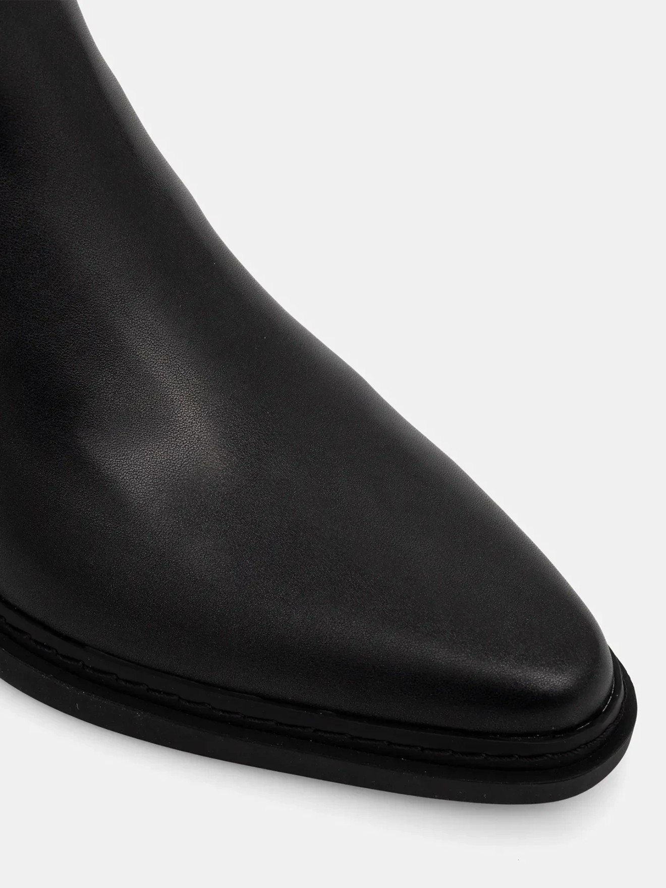 Bota de Cano Alto em Pele Lex