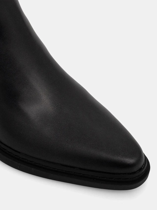 Bota de Cano Alto em Pele Lex