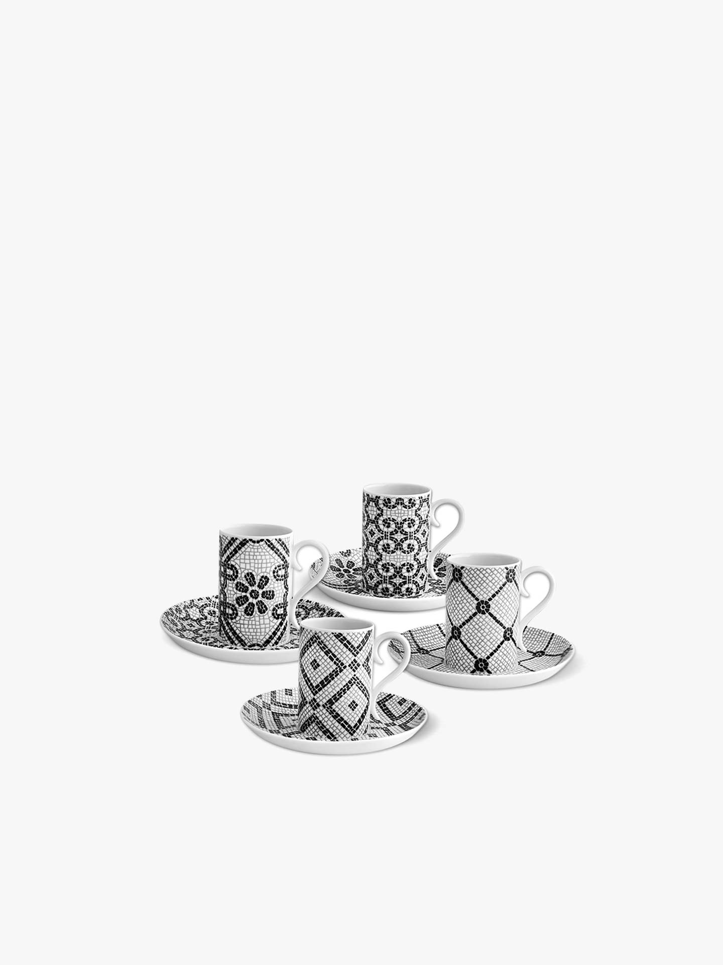 Conjunto 4 chávenas de café - Calçada Portuguesa