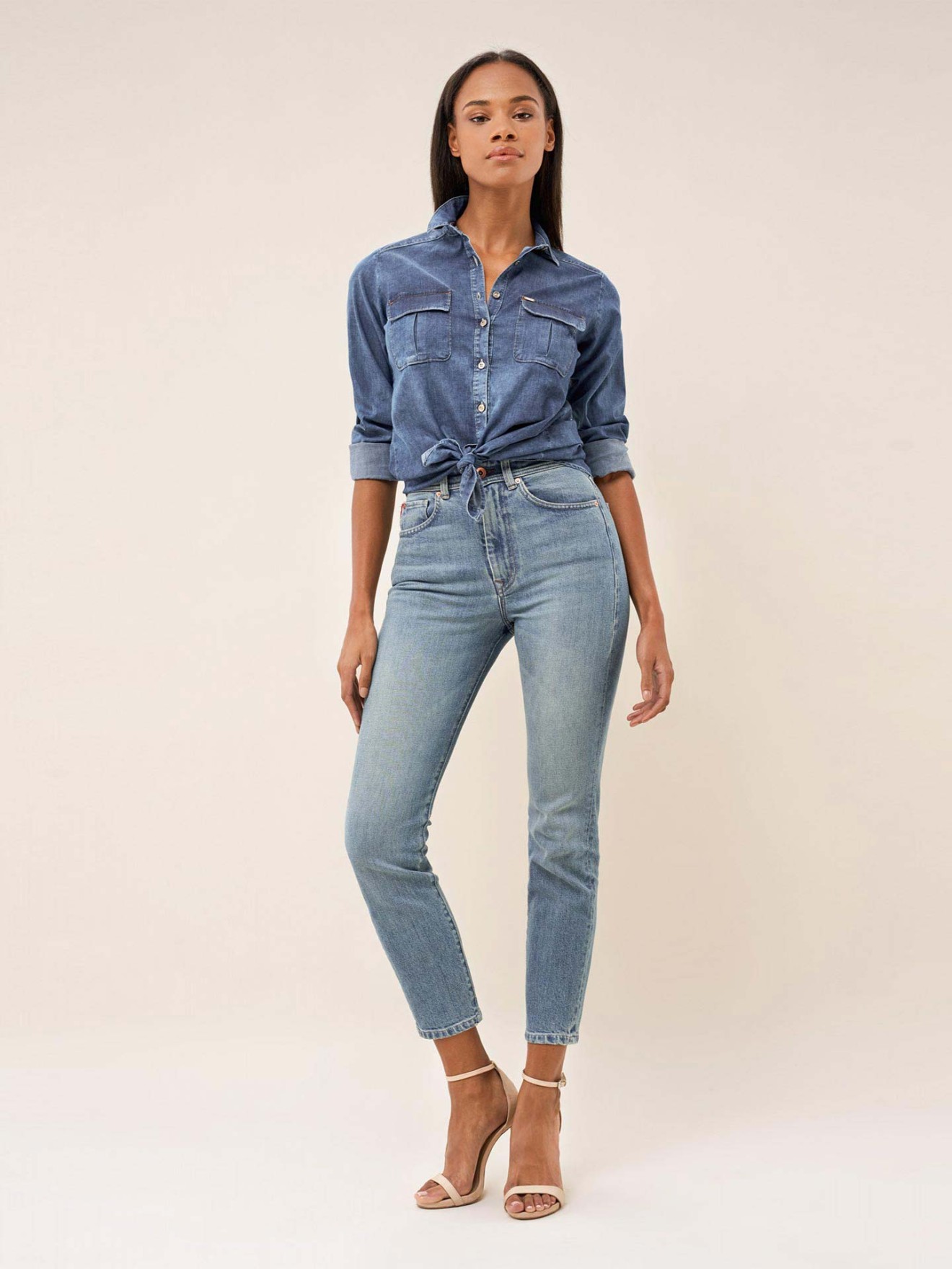 Cal�as de Ganga Skinny Fit Cropped