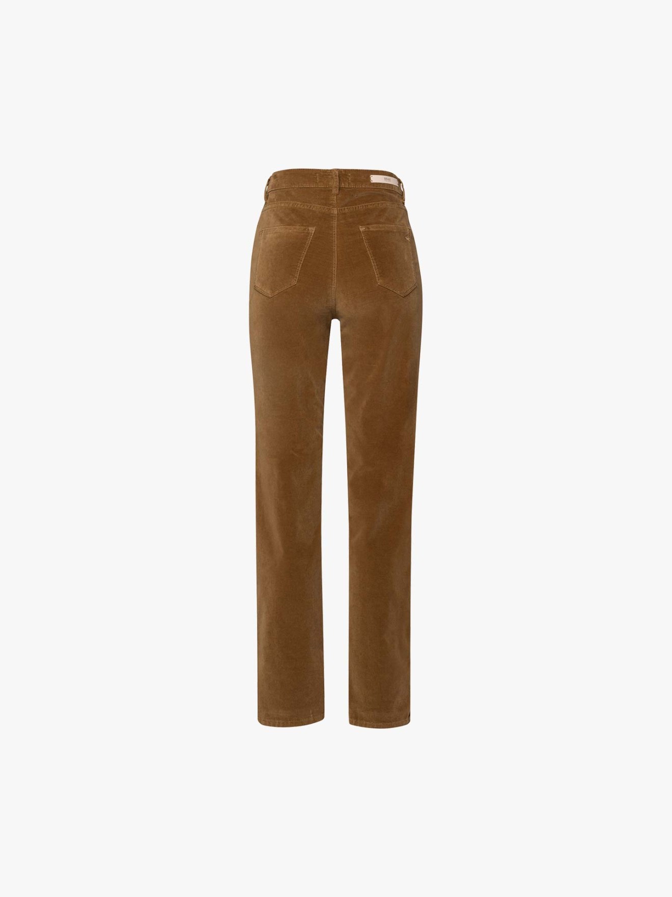 Calças de Veludo Canelado High Waist