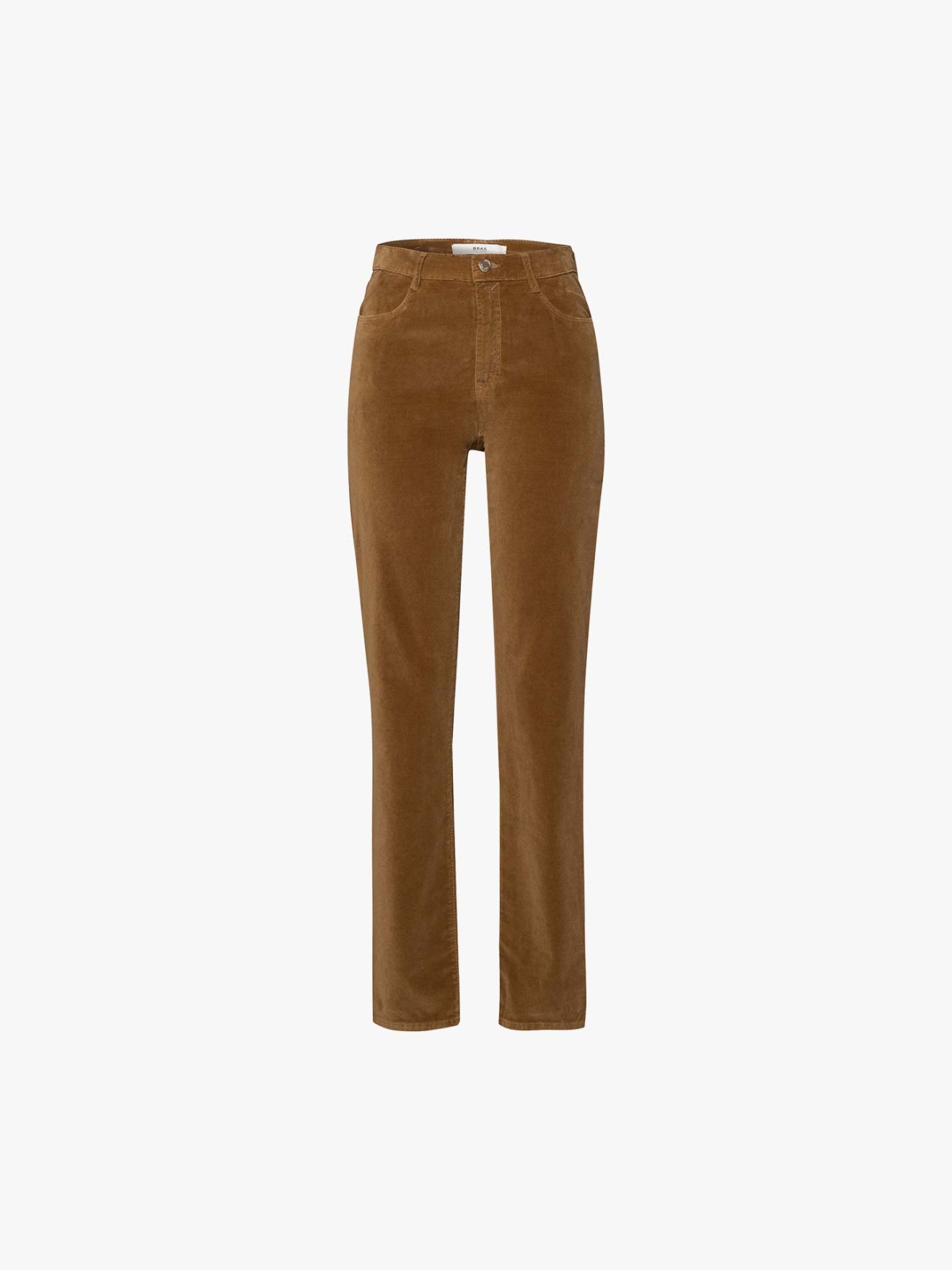 Calças de Veludo Canelado High Waist