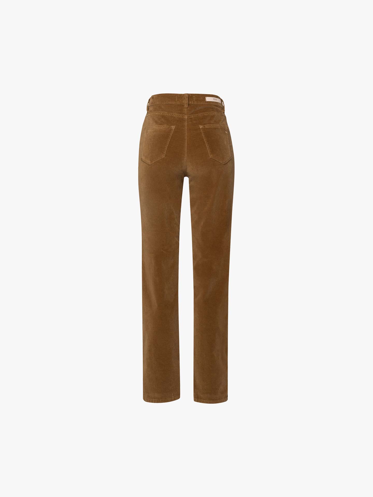 Calças de Veludo Canelado High Waist