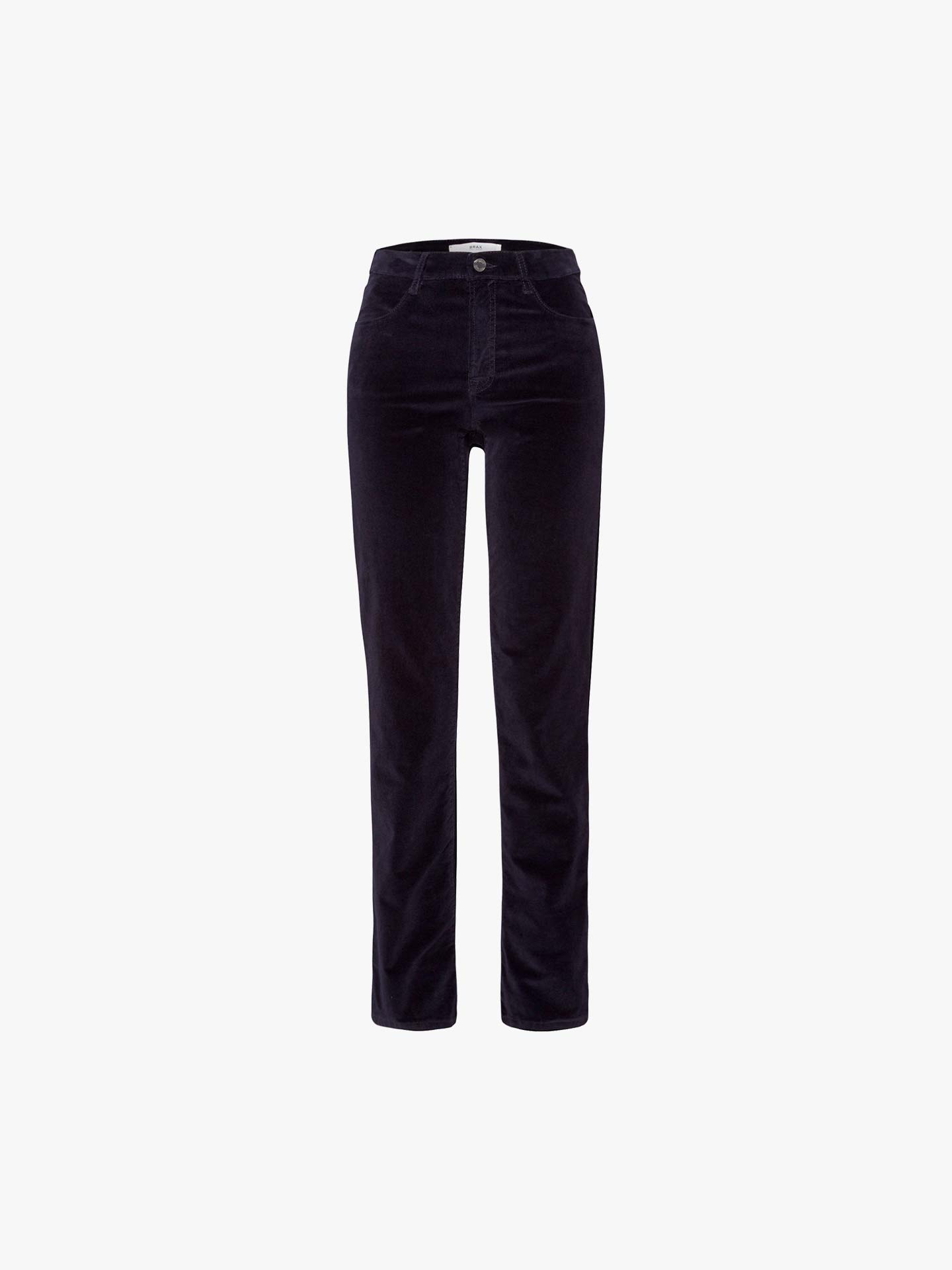 Calças de Veludo Canelado High Waist