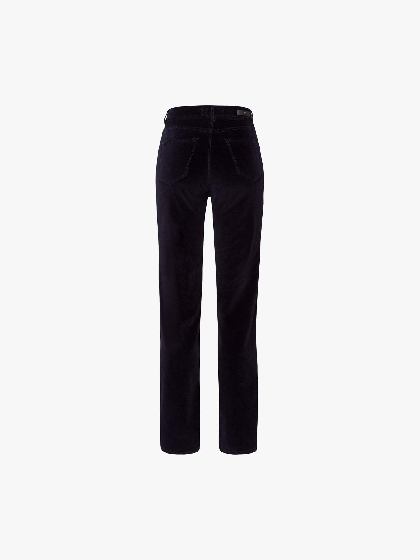 Calças de Veludo Canelado High Waist