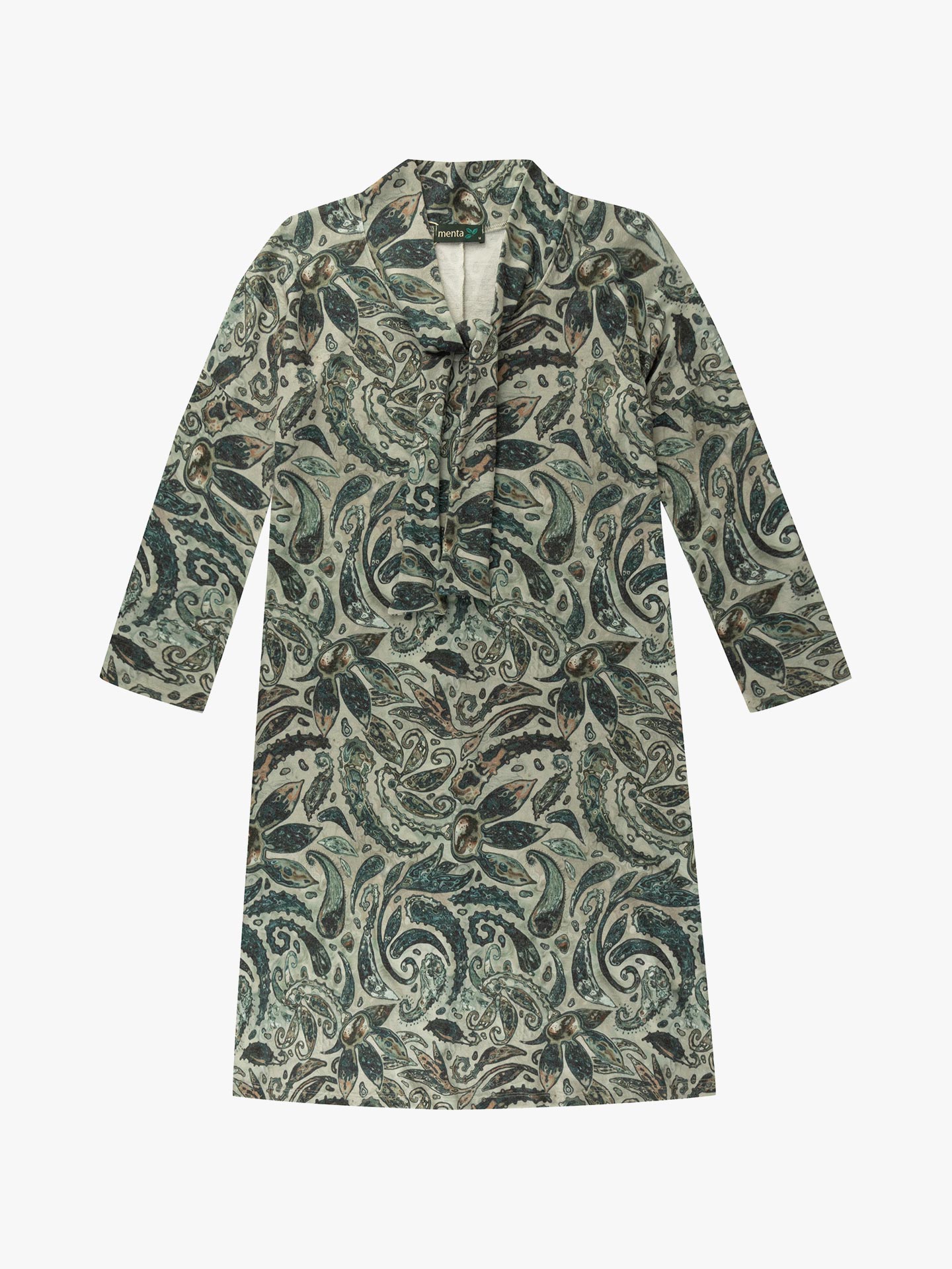 Vestido de Malha Estampado