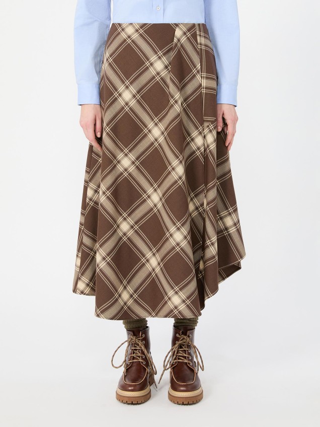 Saia Midi em Twill WKDLANOSO