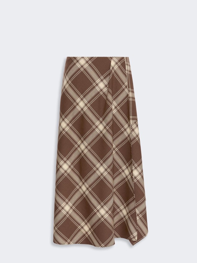 Saia Midi em Twill WKDLANOSO