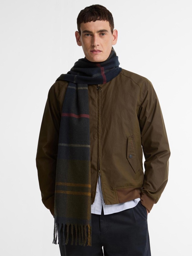 Cachecol Yorklane com Padrão Tartan