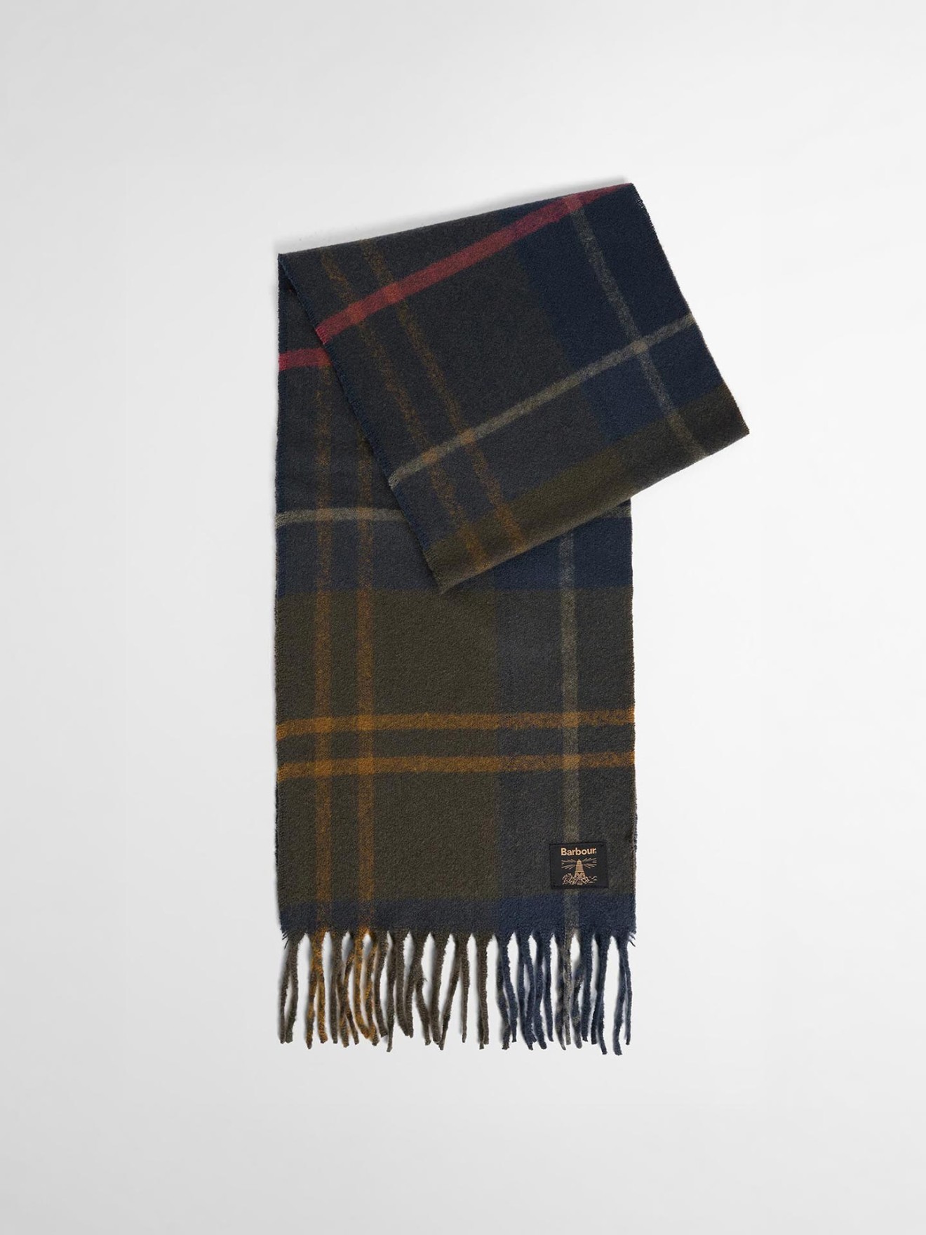 Cachecol Yorklane com Padrão Tartan