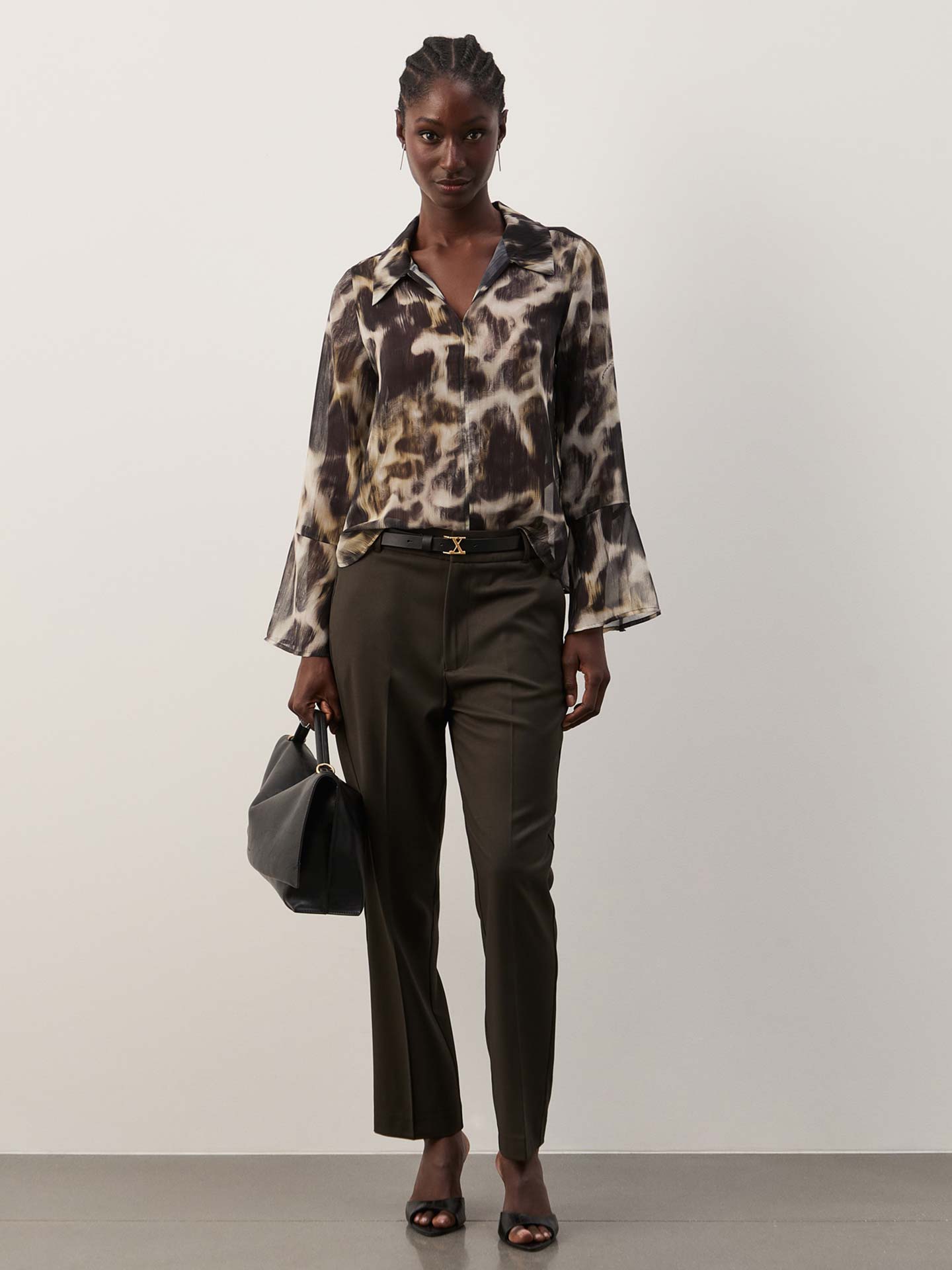 Blusa Fluída Estampada