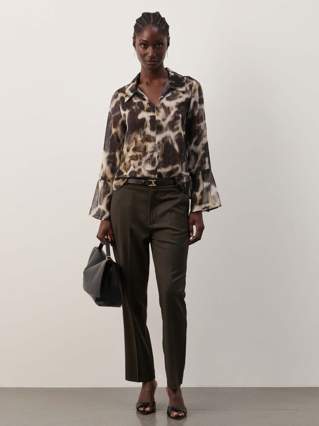 Blusa Fluída Estampada
