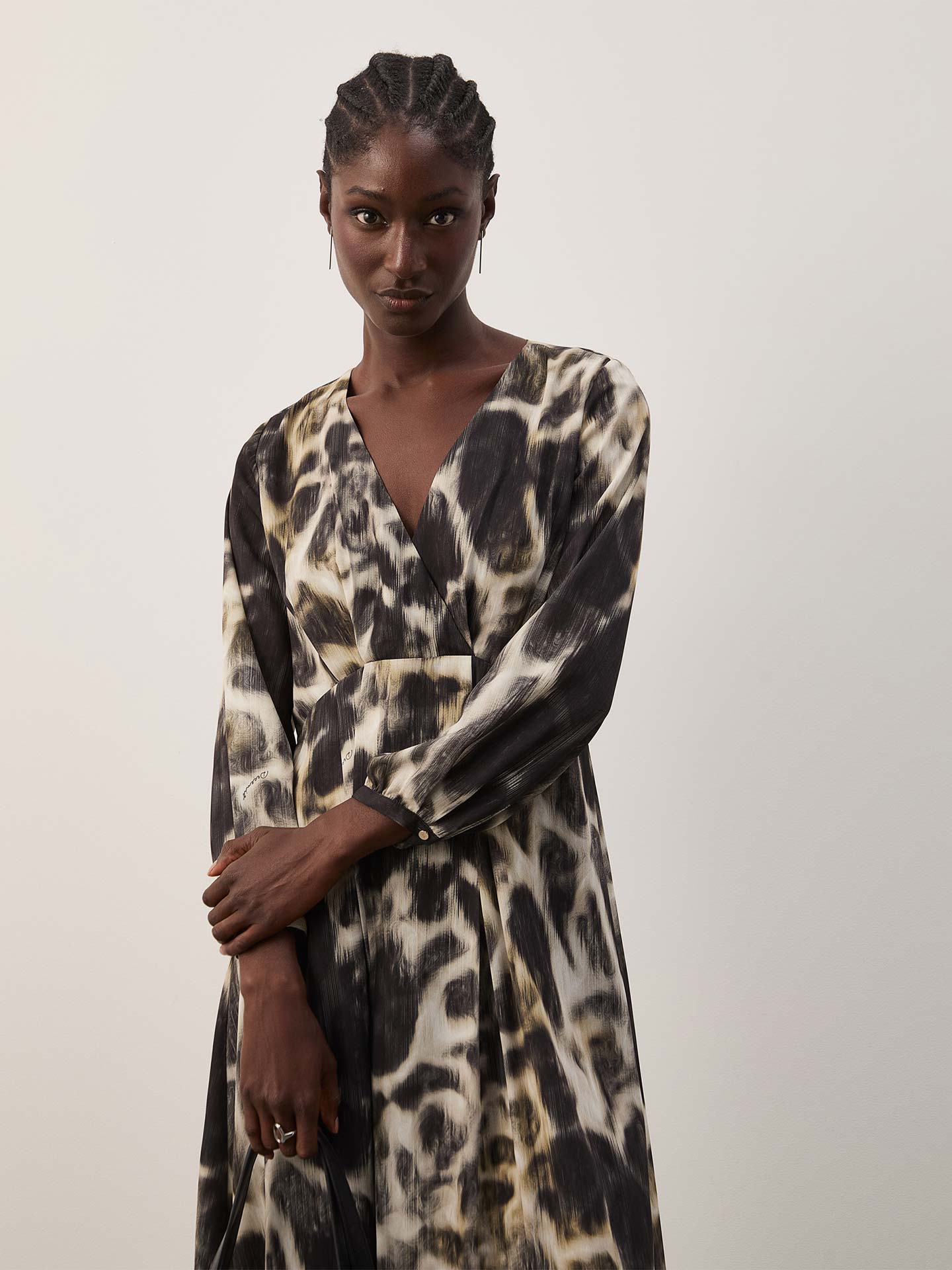 Vestido Comprido Estampado de Trespasse