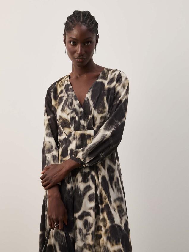Vestido Comprido Estampado de Trespasse