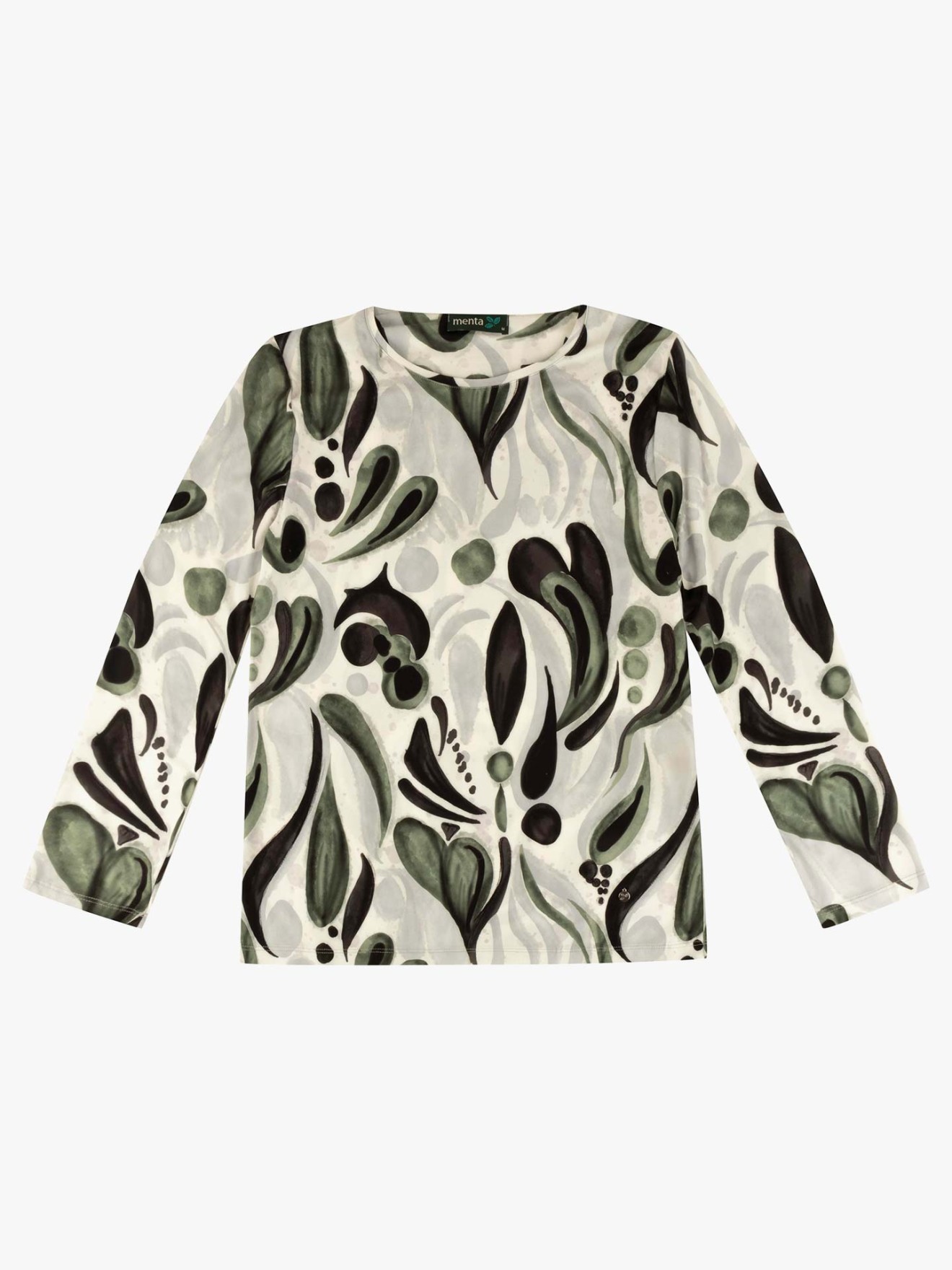Blusa com Padr�o Abstrato
