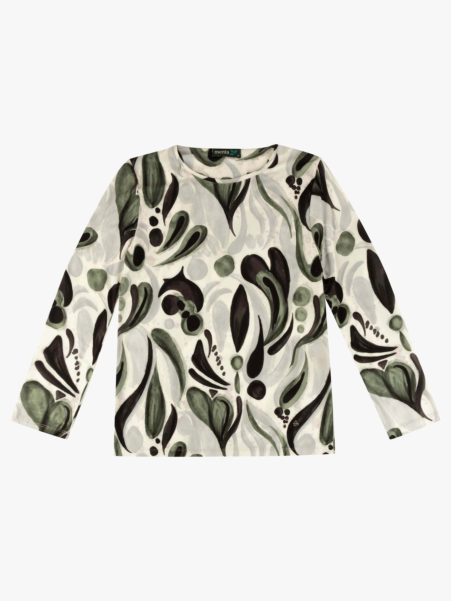 Blusa com Padrão Abstrato