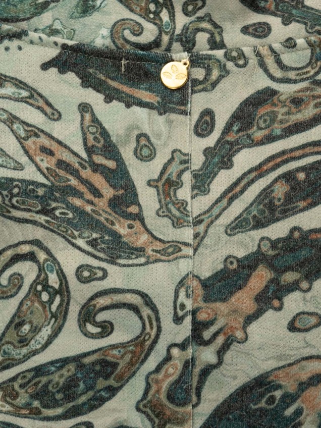 Vestido de Malha Estampado