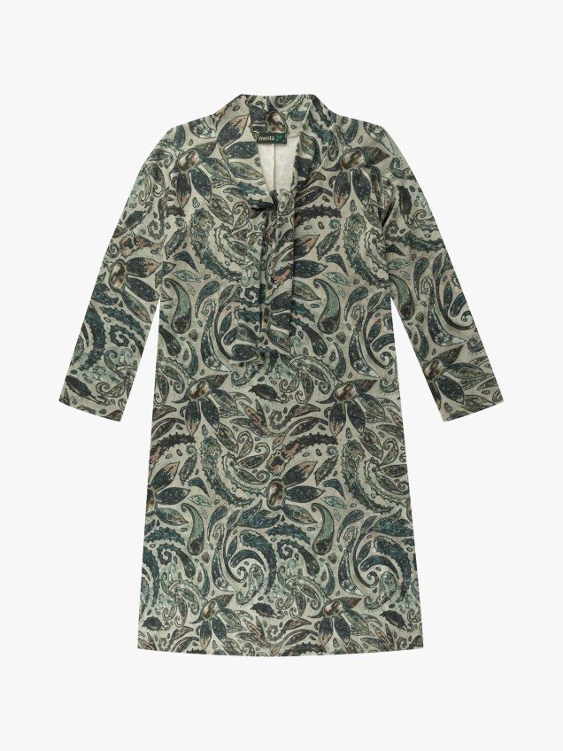 Vestido de Malha Estampado
