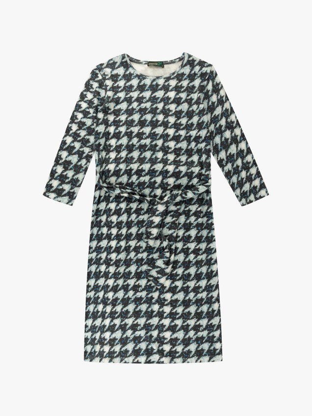 Vestido de Malha com Cinto