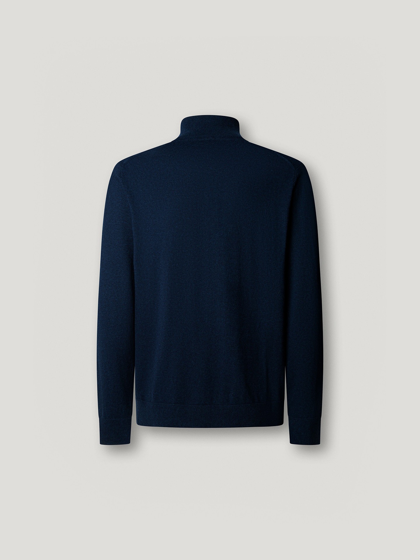 Camisola de Malha Regular Fit com Meio Fecho de Correr