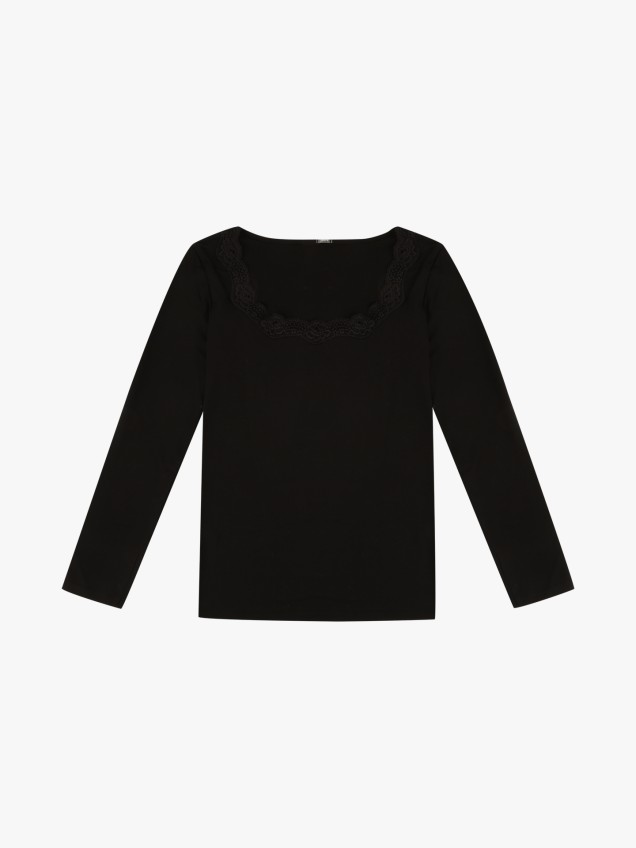 Camisola Interior com Renda