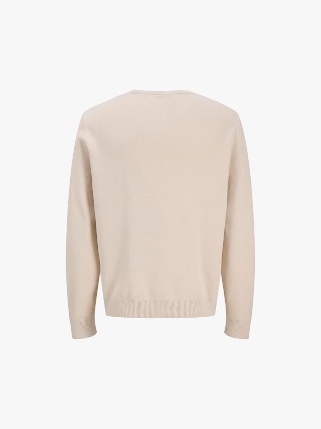 Camisola de Malha com Gola Redonda
