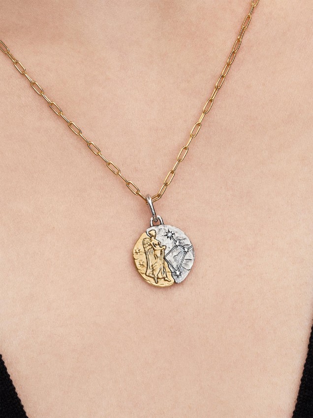 Conta Medalhão Zodíaco Virgem