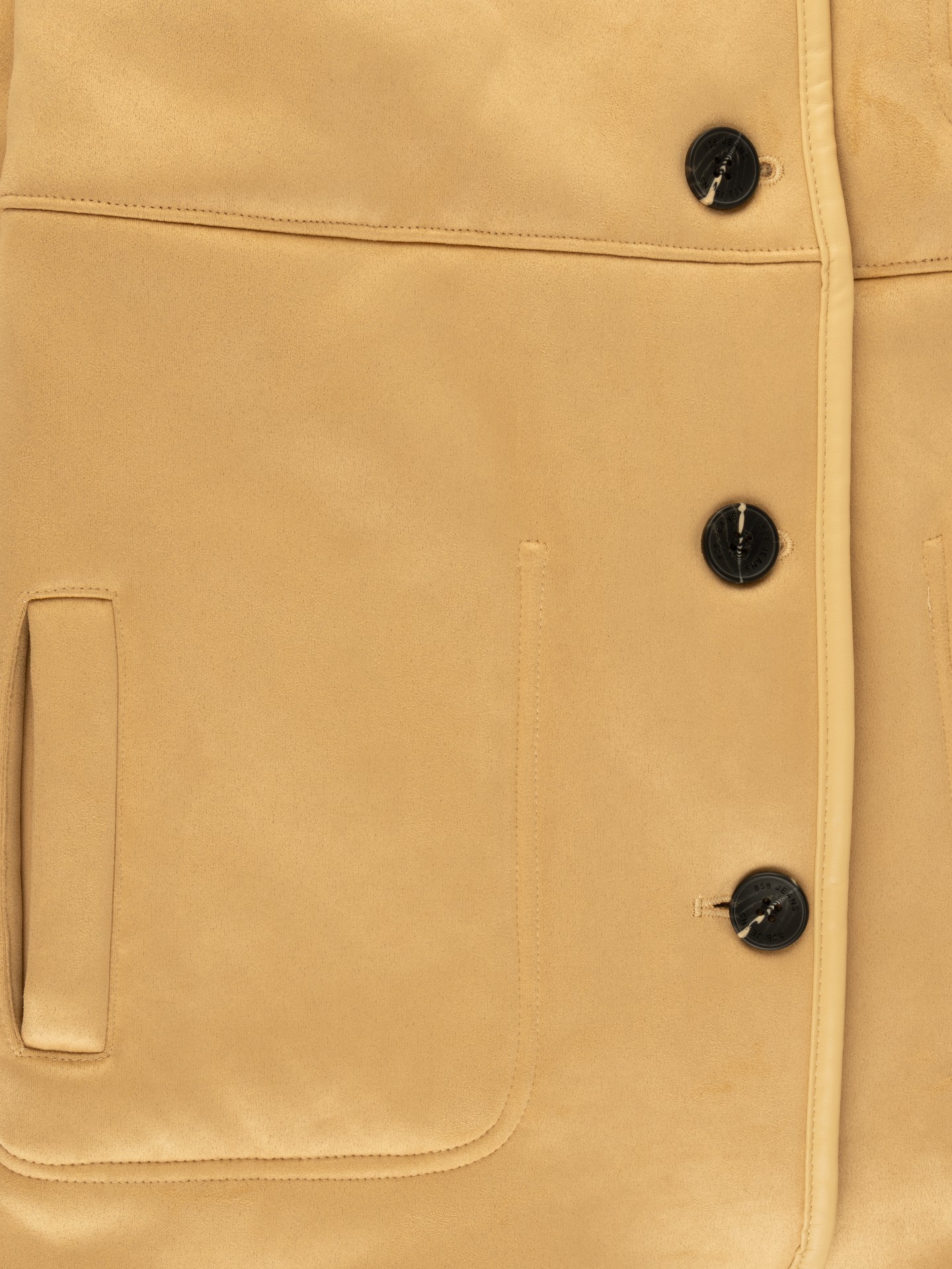 Casaco Reversível com Efeito Shearling