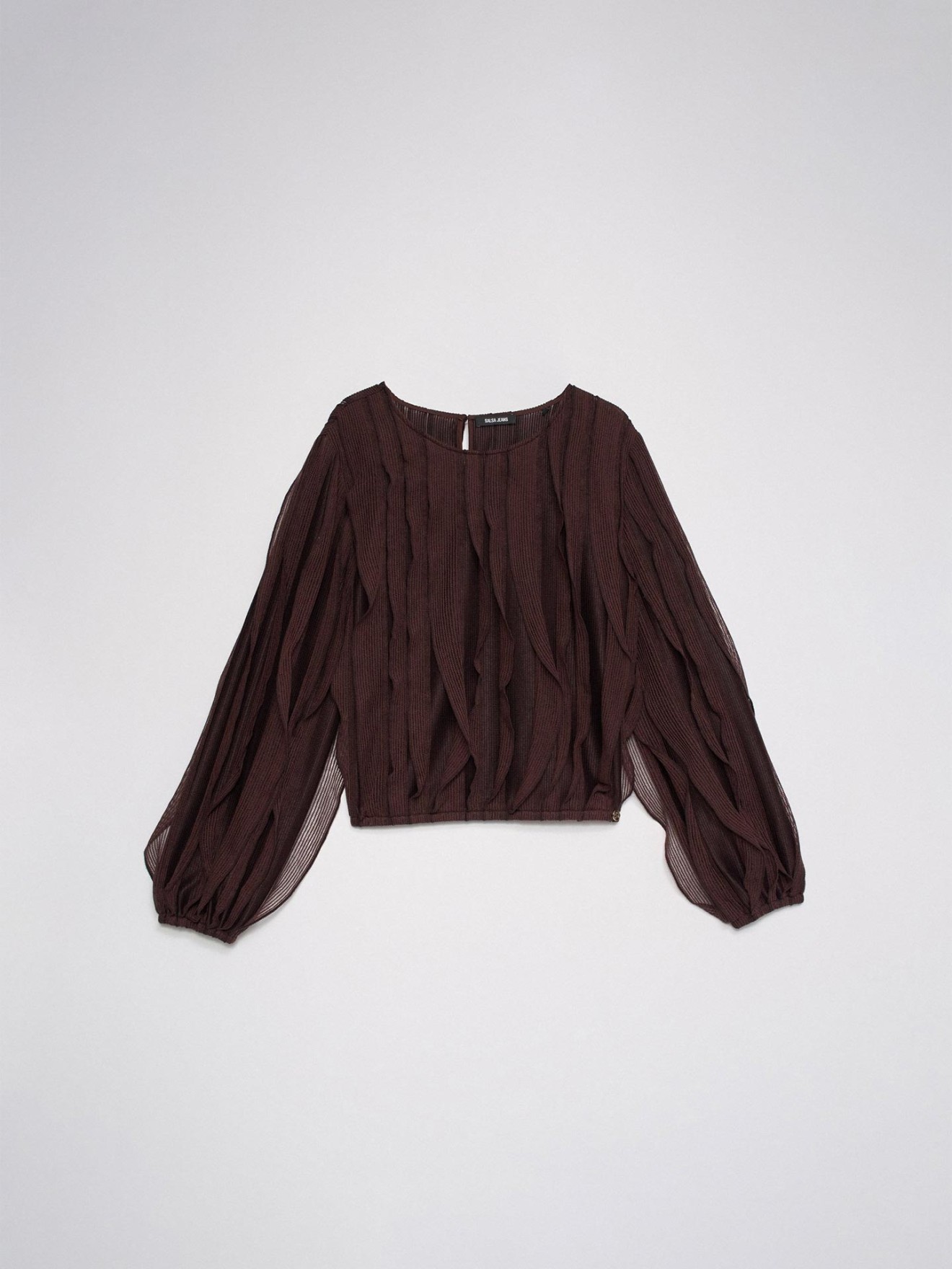 Blusa com Folhos