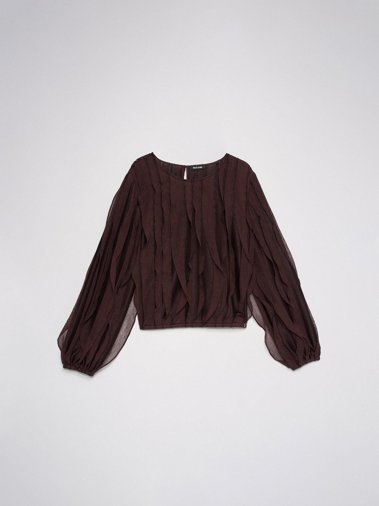 Blusa com Folhos