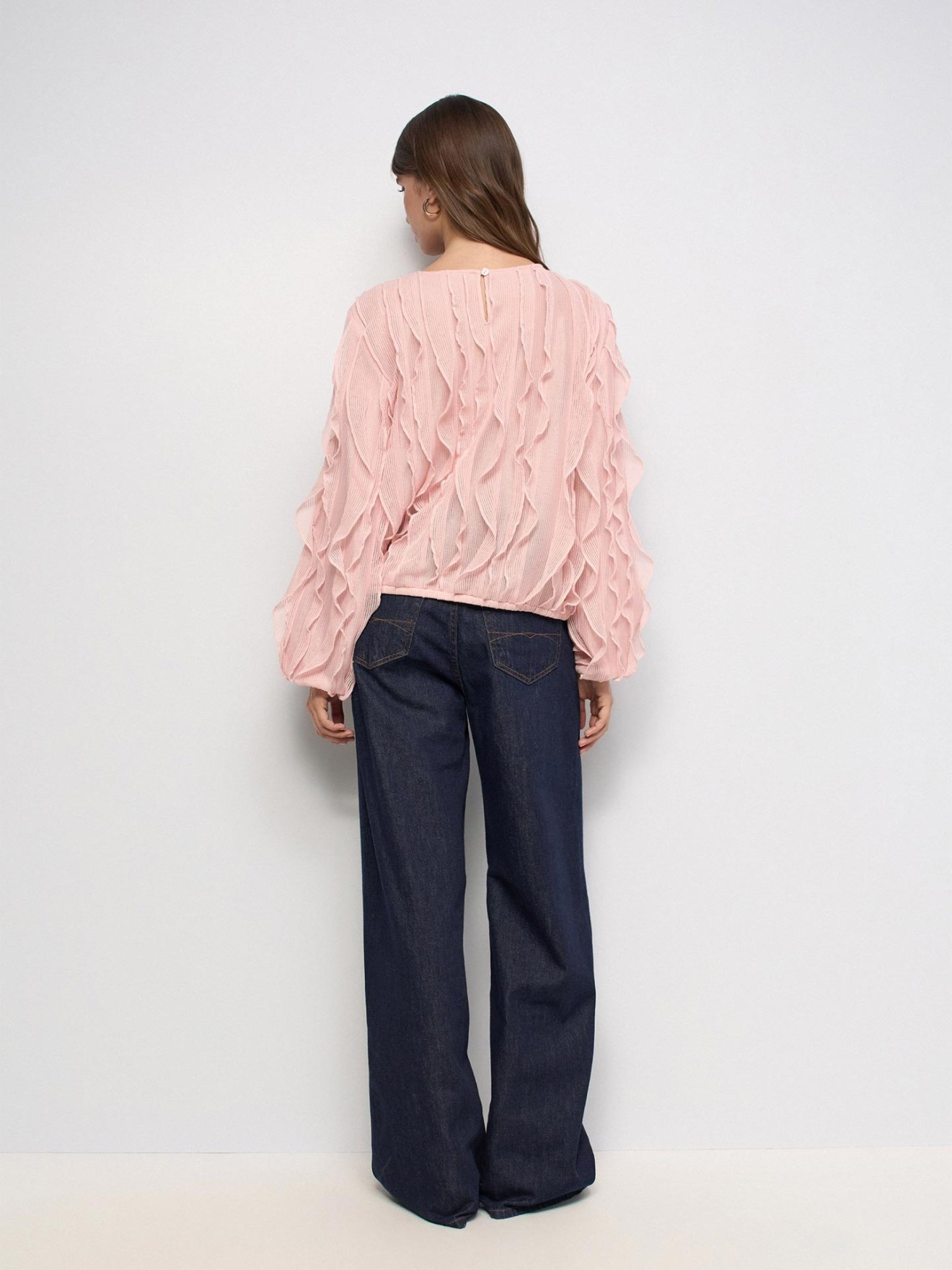 Blusa com Folhos