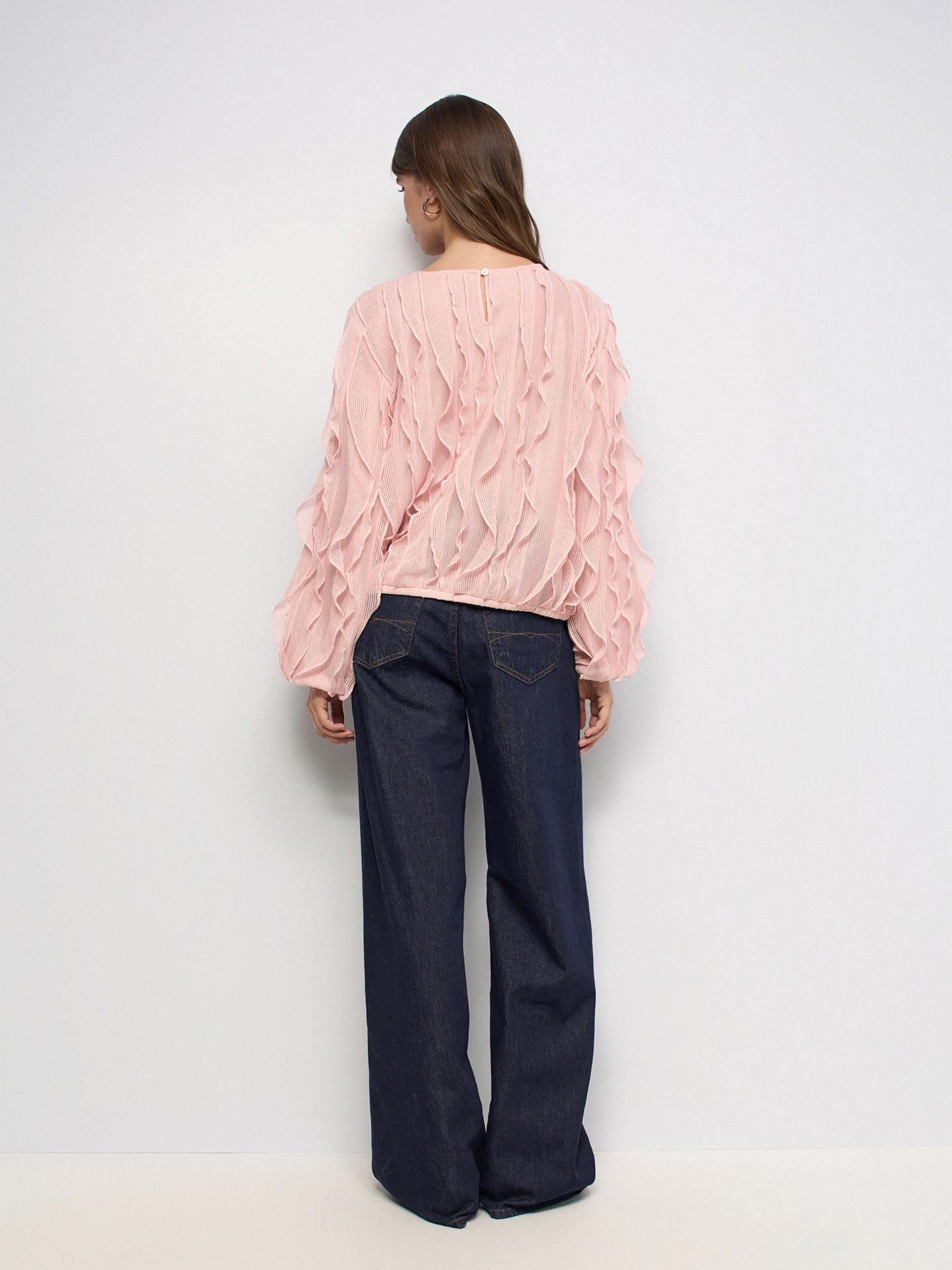 Blusa com Folhos