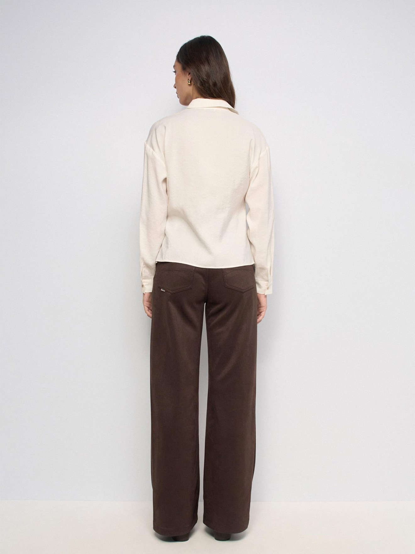 Camisa Regular Fit com La�o