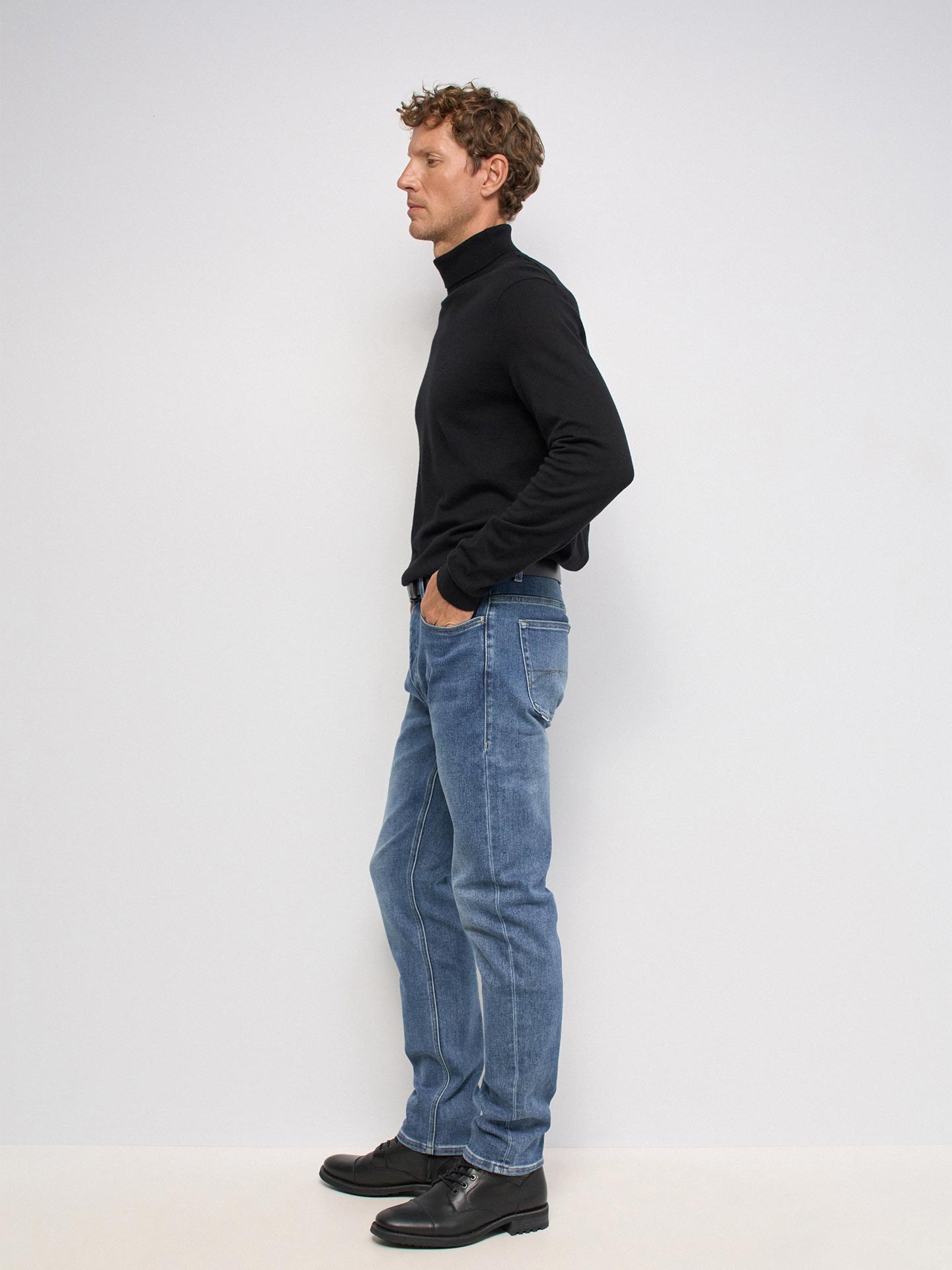 Calças de Ganga Slim Fit