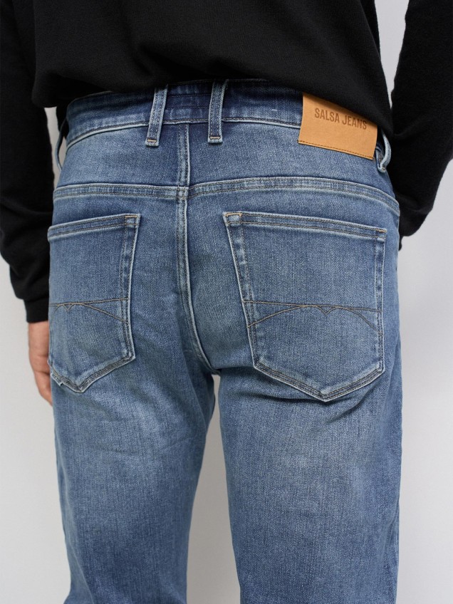 Calças de Ganga Slim Fit