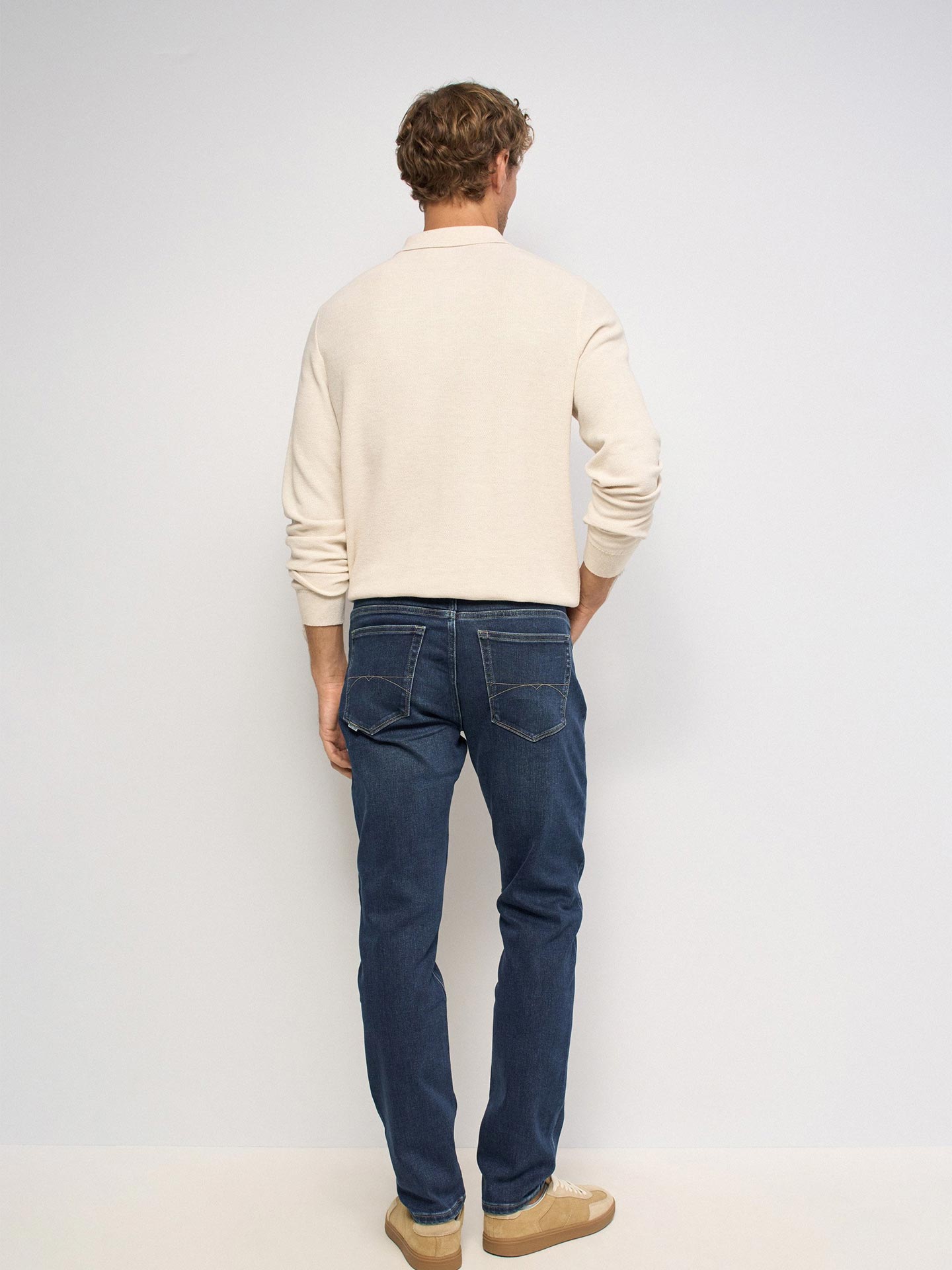 Calças de Ganga Slim Fit