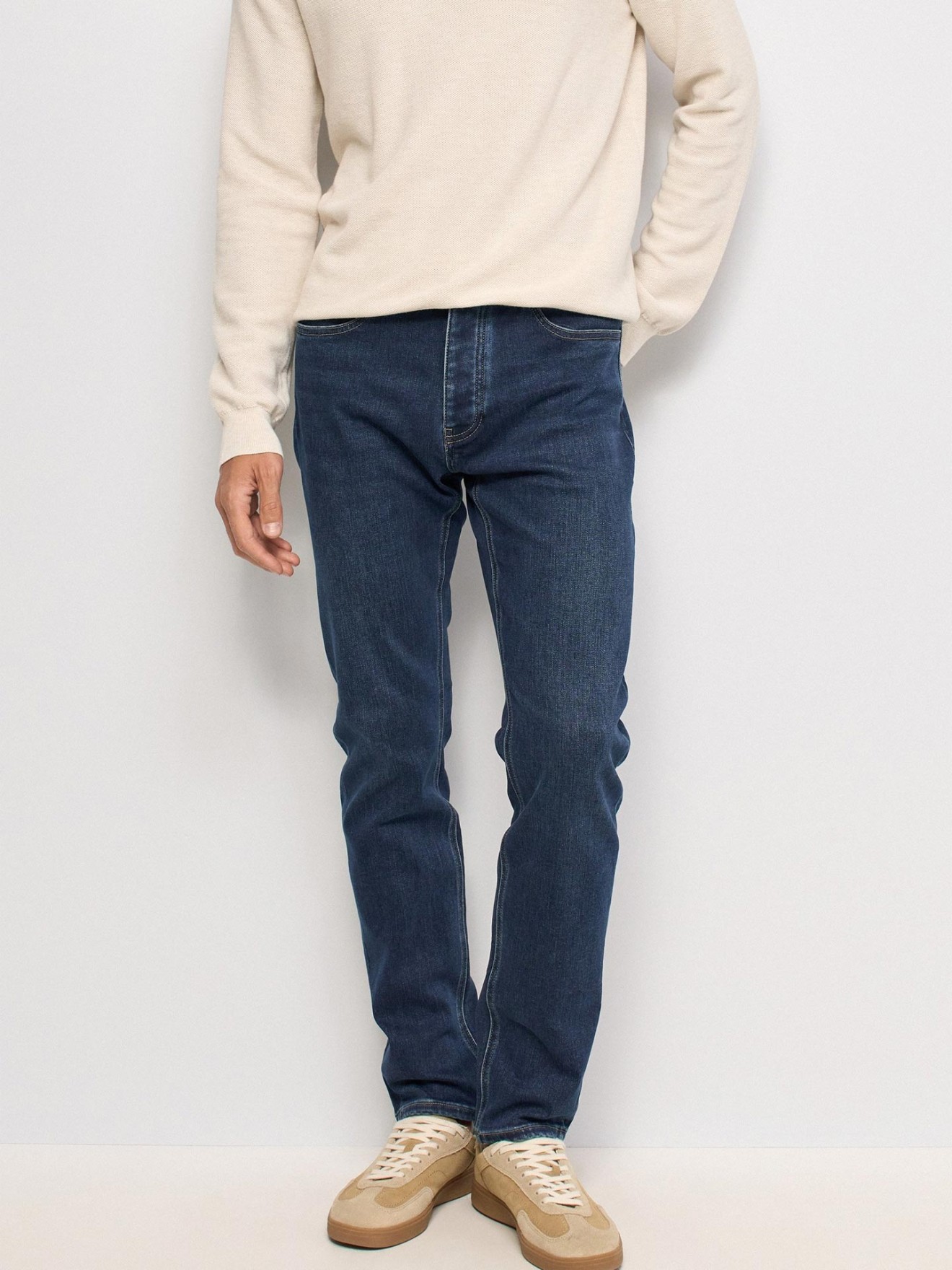 Calças de Ganga Slim Fit