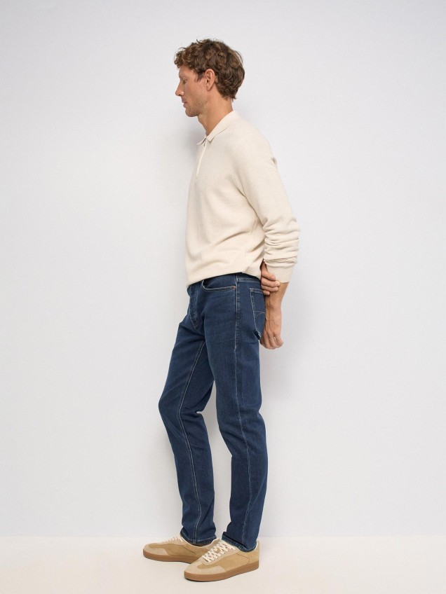 Calças de Ganga Slim Fit