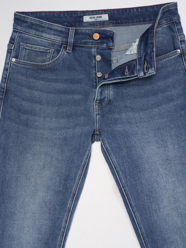 Calças de Ganga Slim Fit
