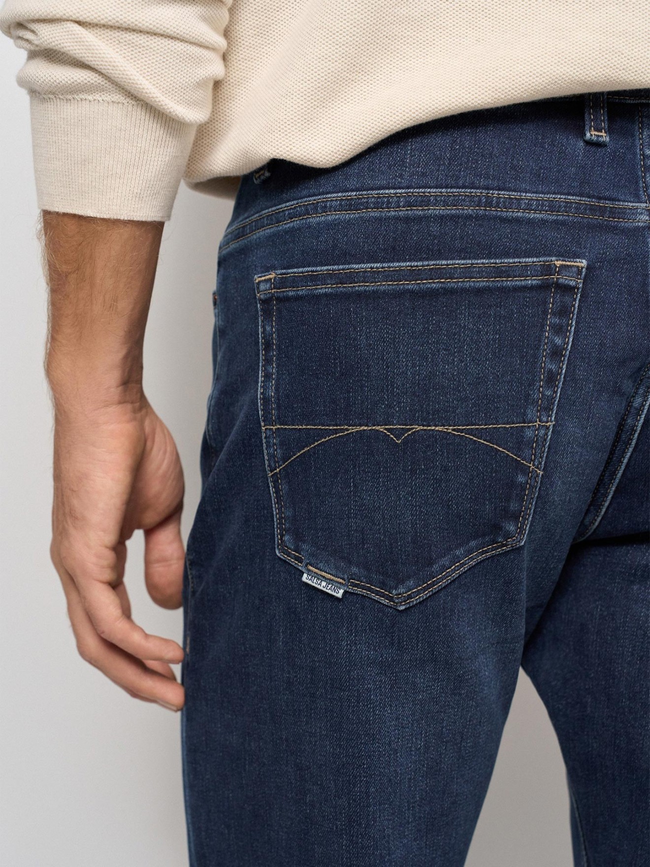 Calças de Ganga Slim Fit
