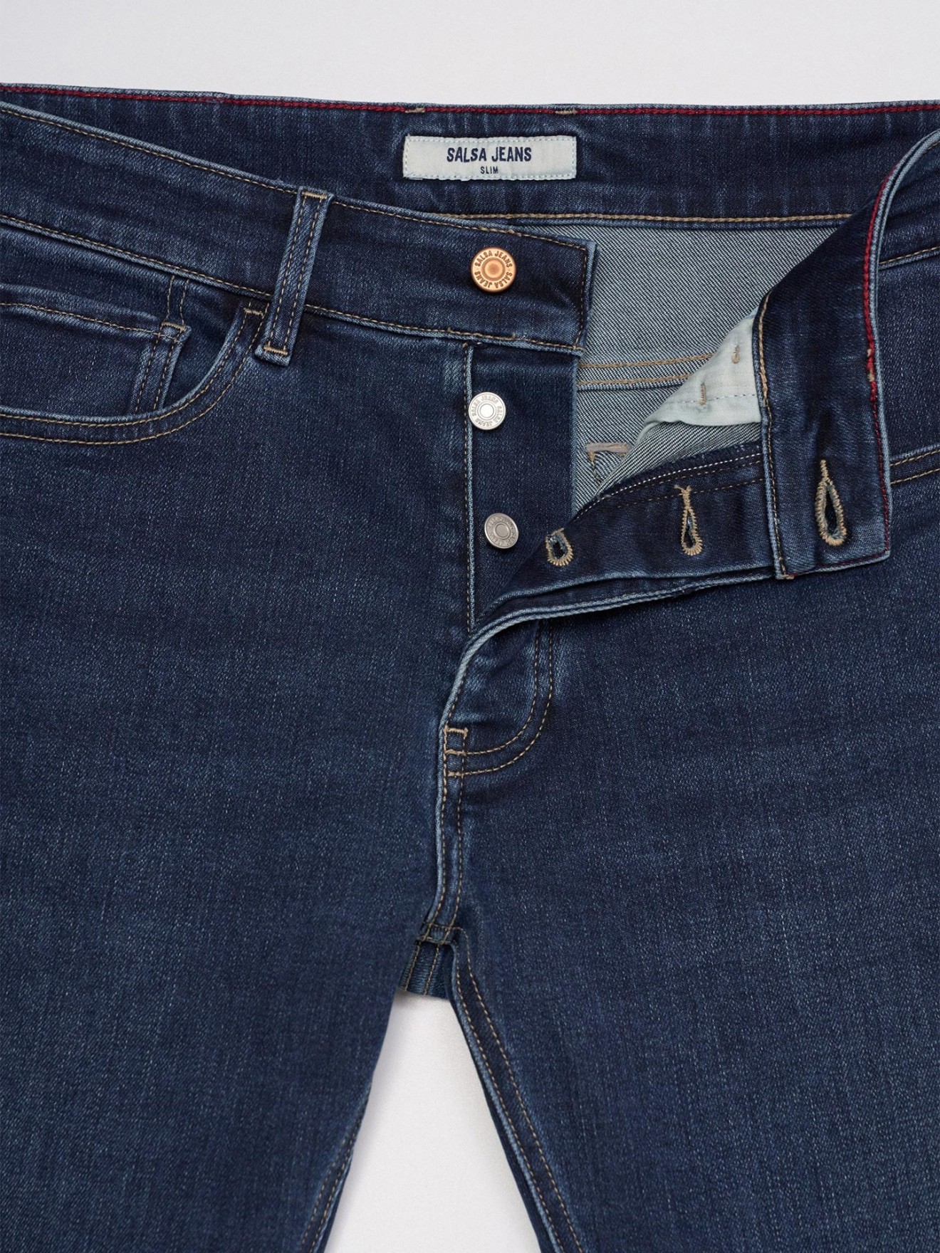 Calças de Ganga Slim Fit